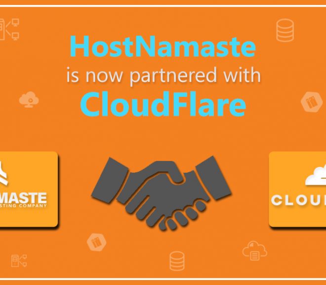 HostNamaste is now Partnered with CloudFlare