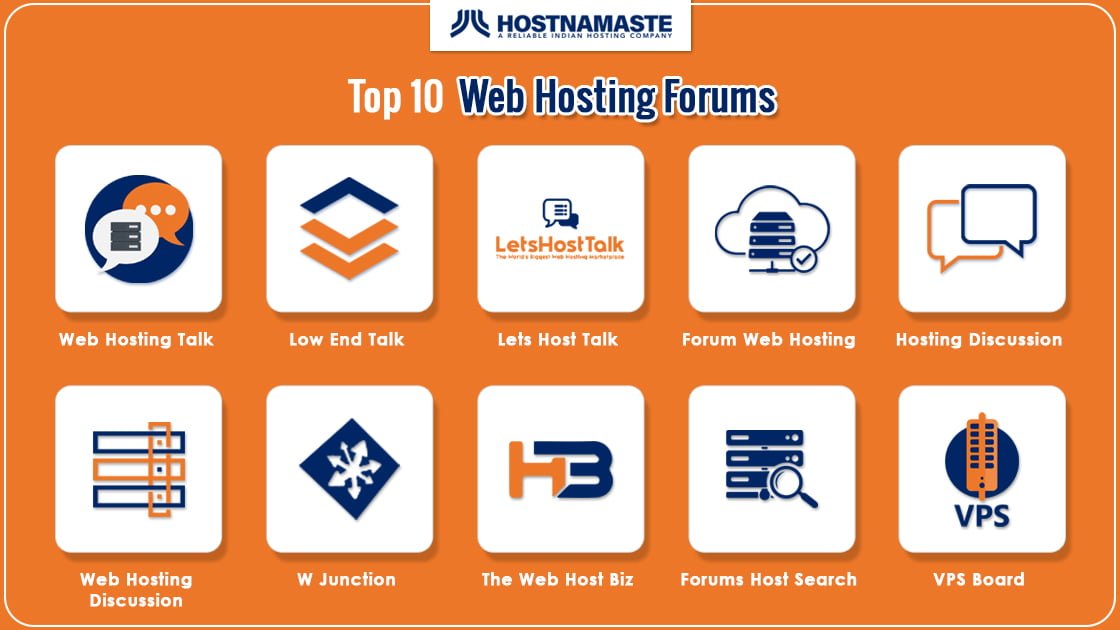 Top 10 Web Hosting Forums - HostNamaste
