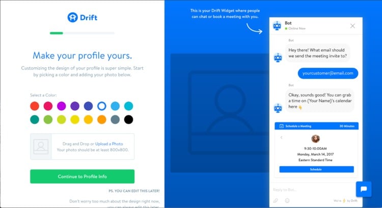 Top 10 Free Live Chat Softwares for Hosting Providers - Who is the Best For Your Business? - HostNamaste.com 9 Drift - Top 10 Free Live Chat Softwares for Hosting Providers - HostNamaste
