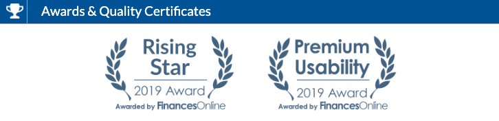 HostNamaste has Awarded Two 2019 Rising Star and Premium Usability Awards at FinancesOnline.com