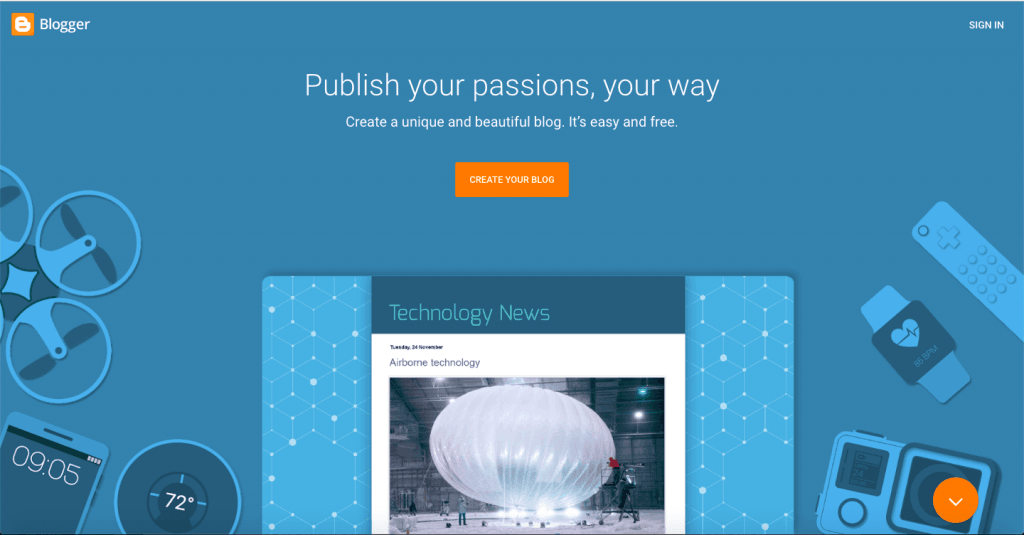 Top 10 Free Blogging Platforms to Start a Blog - Launch a Blog Without Spending a Cent - HostNamaste.com 8 Blogger - Top 10 Free Blogging Platforms to Start a Blog - HostNamaste