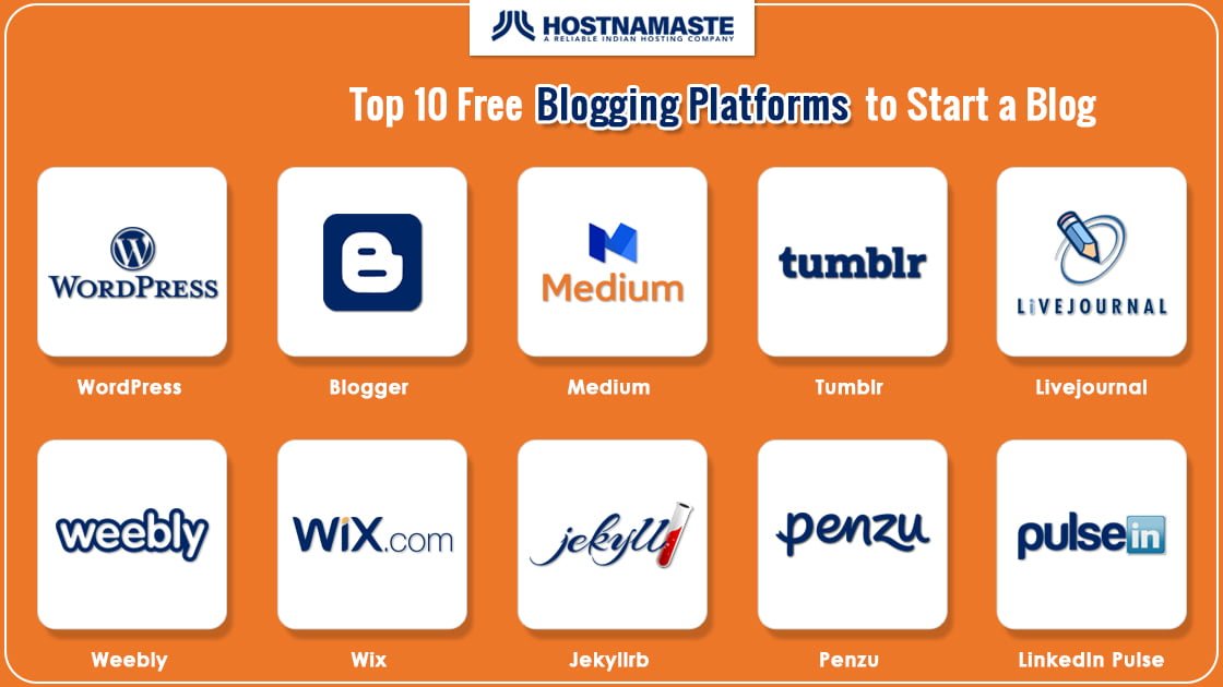 10 Free Blogging Platforms to Start a Blog