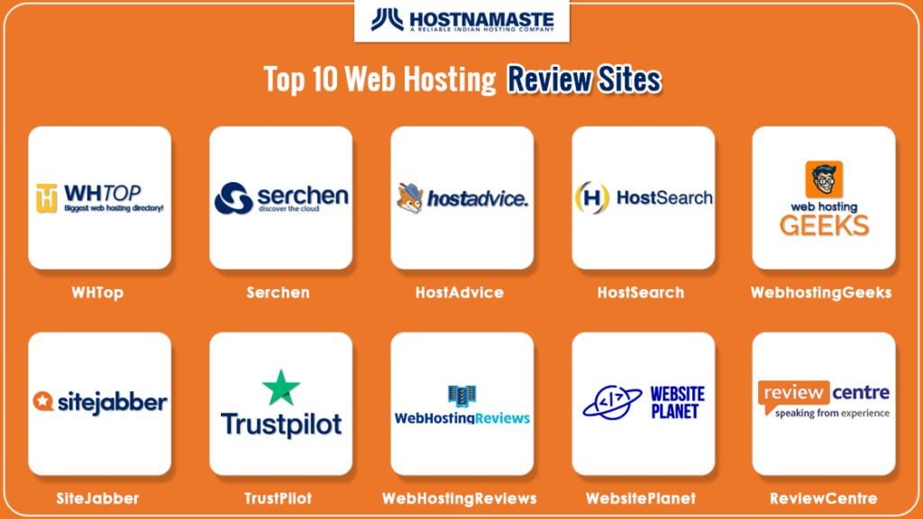 Top 10 Web Hosting Review Sites - HostNamaste