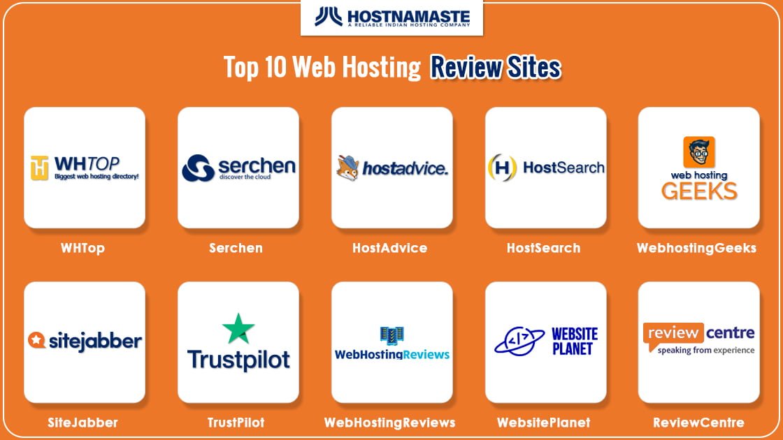 Top 10 Web Hosting Sites - Hosting Review Directories - HostNamaste Blog