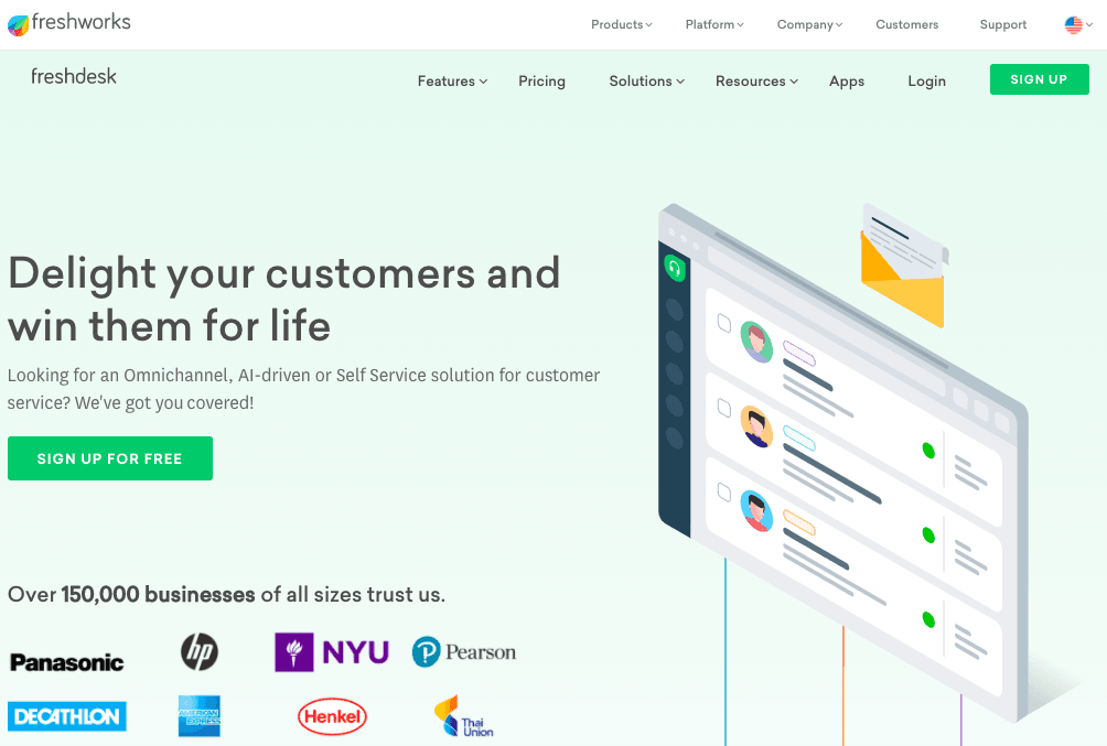 FreshDesk - Top 10 Free Open Source HelpDesks and Ticketing Softwares - HostNamaste