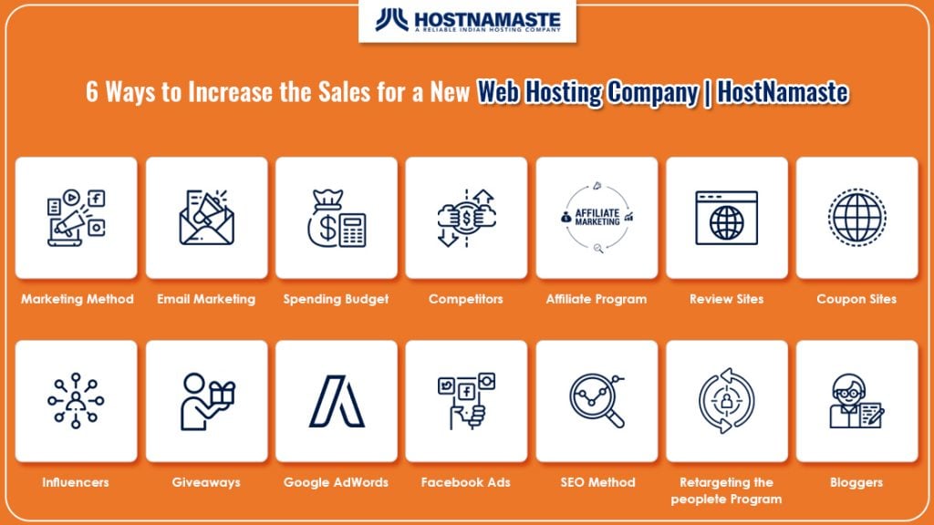 6 Ways to Increase the Sales for a New Web Hosting Company - HostNamaste