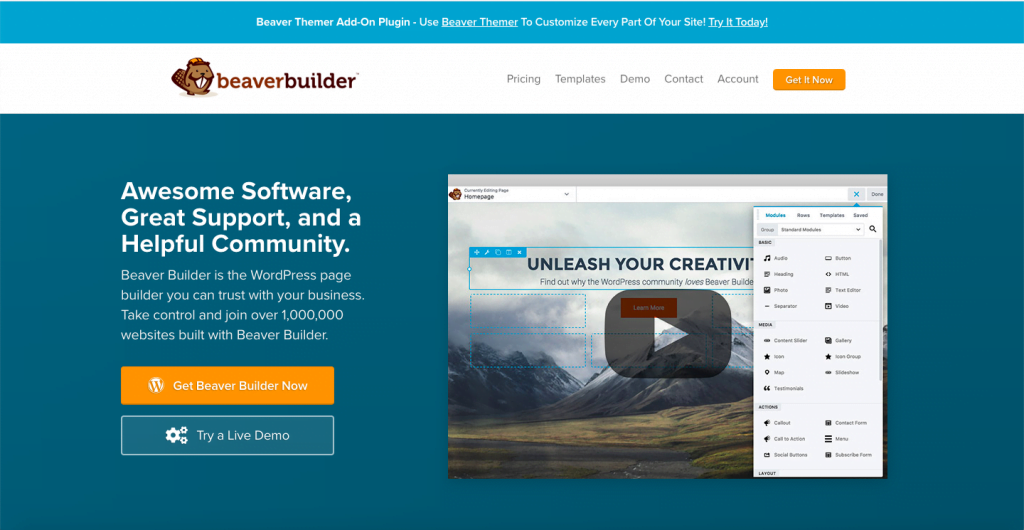 Beaver Builder - The Top 10 WordPress Plugins for Your Blog - HostNamaste