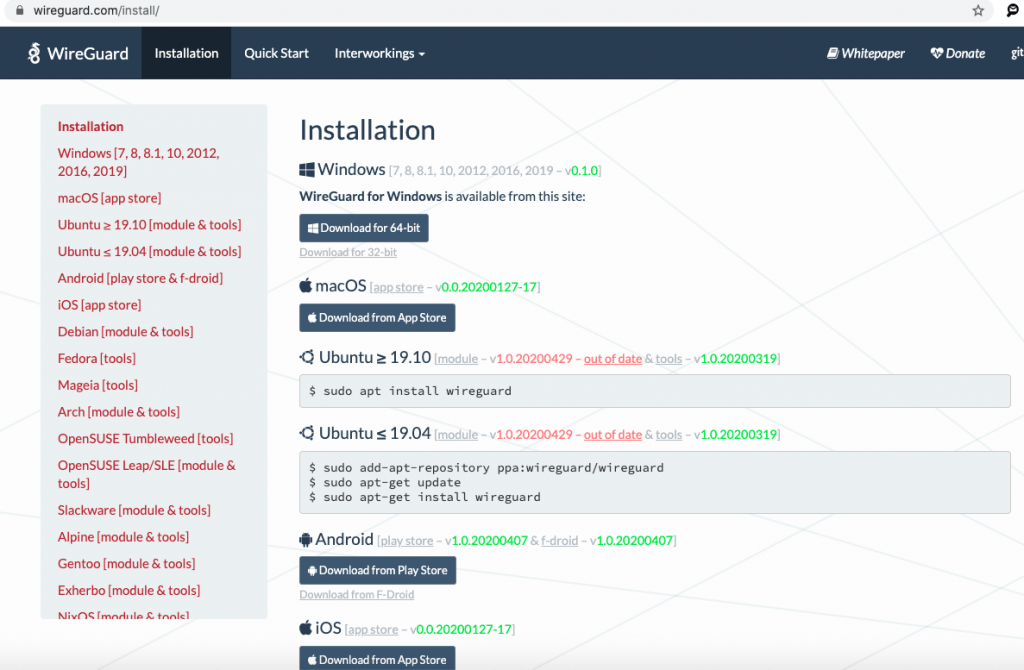 Download WireGuard VPN Application