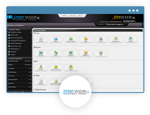 Top 5 Paid Web Hosting Control Panels to Manage VPS and Dedicated Servers 10 Interworx - Top 5 Paid Web Hosting Control Panels to Manage VPS and Dedicated Servers - HostNamaste