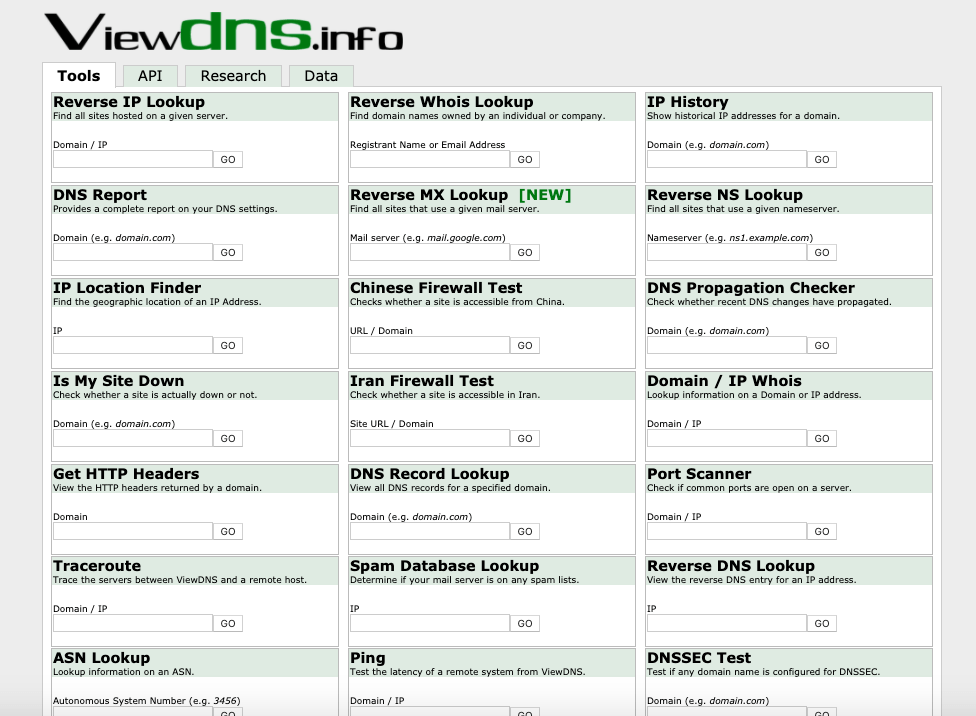 ViewDNS – Top 10 DNS Monitoring Tools Checker LookUp and Propagation Tools – HostNamaste