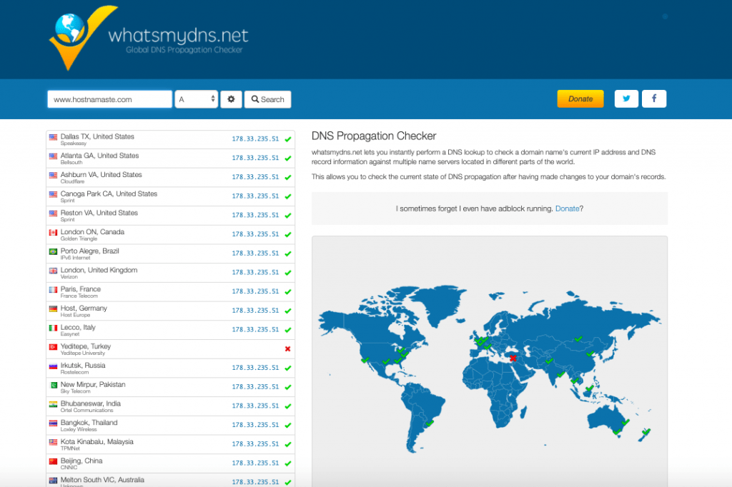 WhatsMyDNS – Top 10 DNS Monitoring Tools Checker LookUp and Propagation Tools – HostNamaste