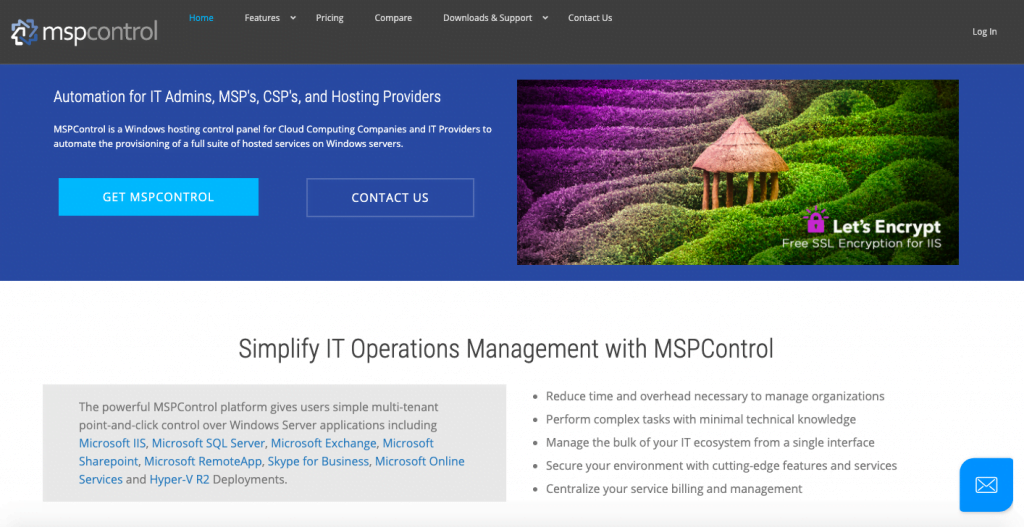 MSPControl - Top 5 Free Windows Open Source Web Hosting Control Panels - HostNamaste