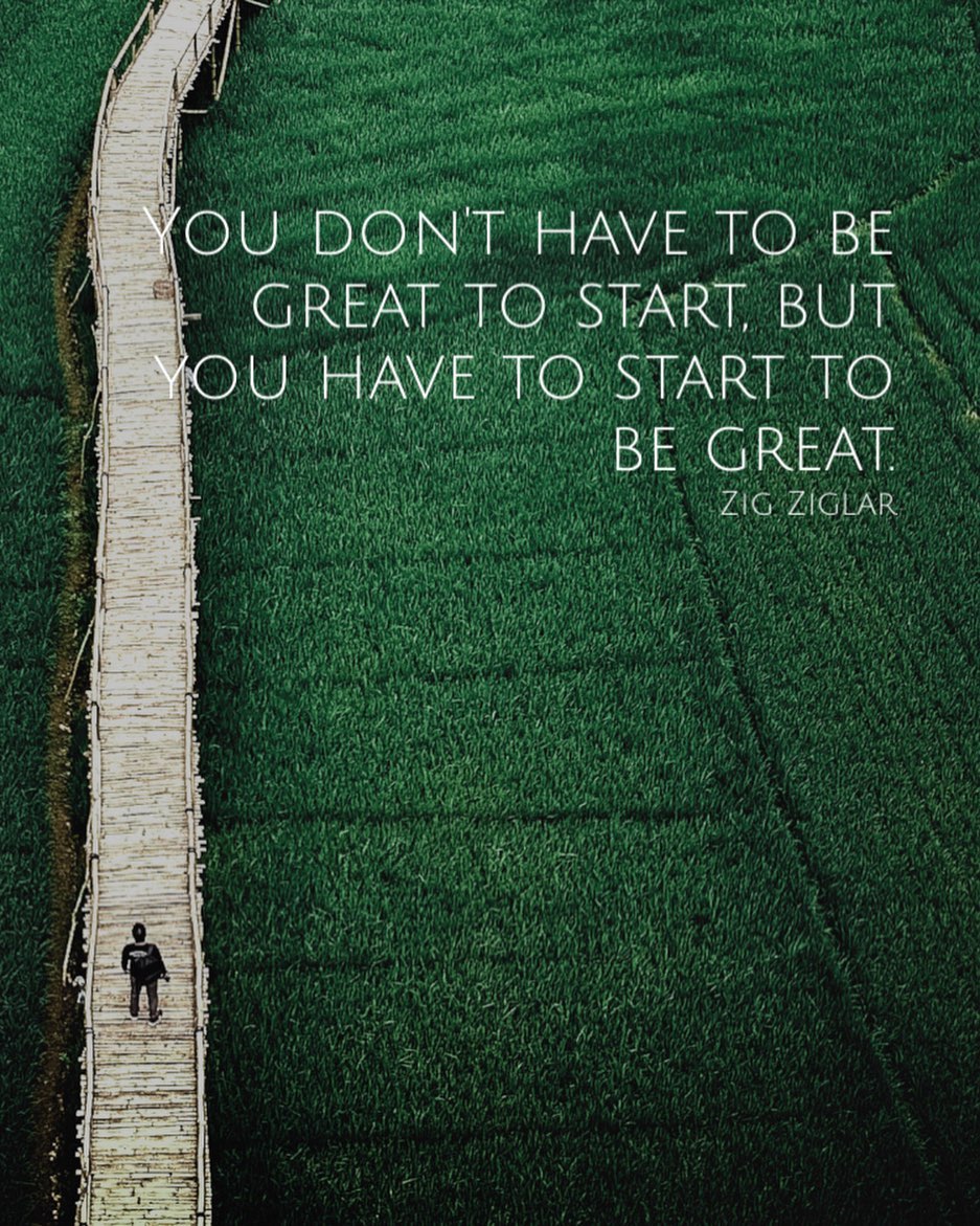 You don't have to be great to start, but you have to start to be great.
- Zig Ziglar
#HostNamaste #SaturdayQuote #WebHosting #Motivation #Inspirational