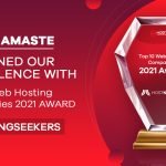 Hostnamaste Wins The Top 10 Web Hosting Companies 2021 Award By HostingSeekers – HostNamaste
