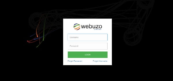 Webuzo Login Page - HostNamaste