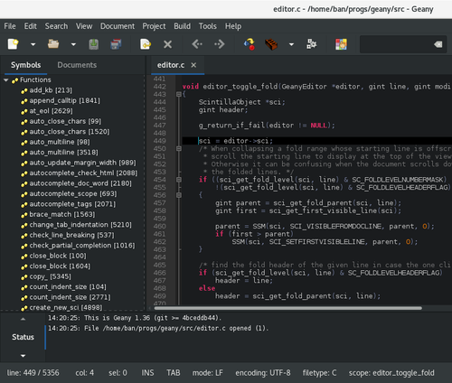 Top 10 Best Linux Text Editors in 2025 11 GEANYS Editor – Top 10 Best Linux Text Editors – HostNamaste