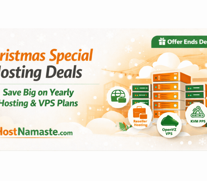 Christmas Special Hosting Deals 2025 – Save Big on Yearly Hosting & VPS Plans