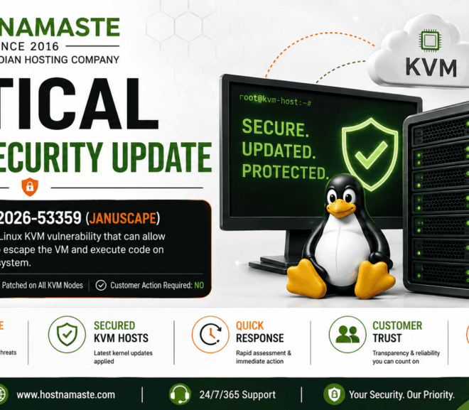 CVE-2026-53359 Januscape: Critical KVM Update by HostNamaste