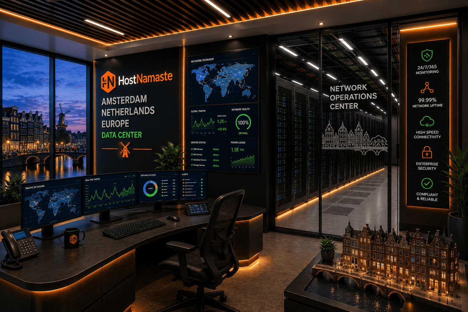 Amsterdam Datacenter HostNamaste