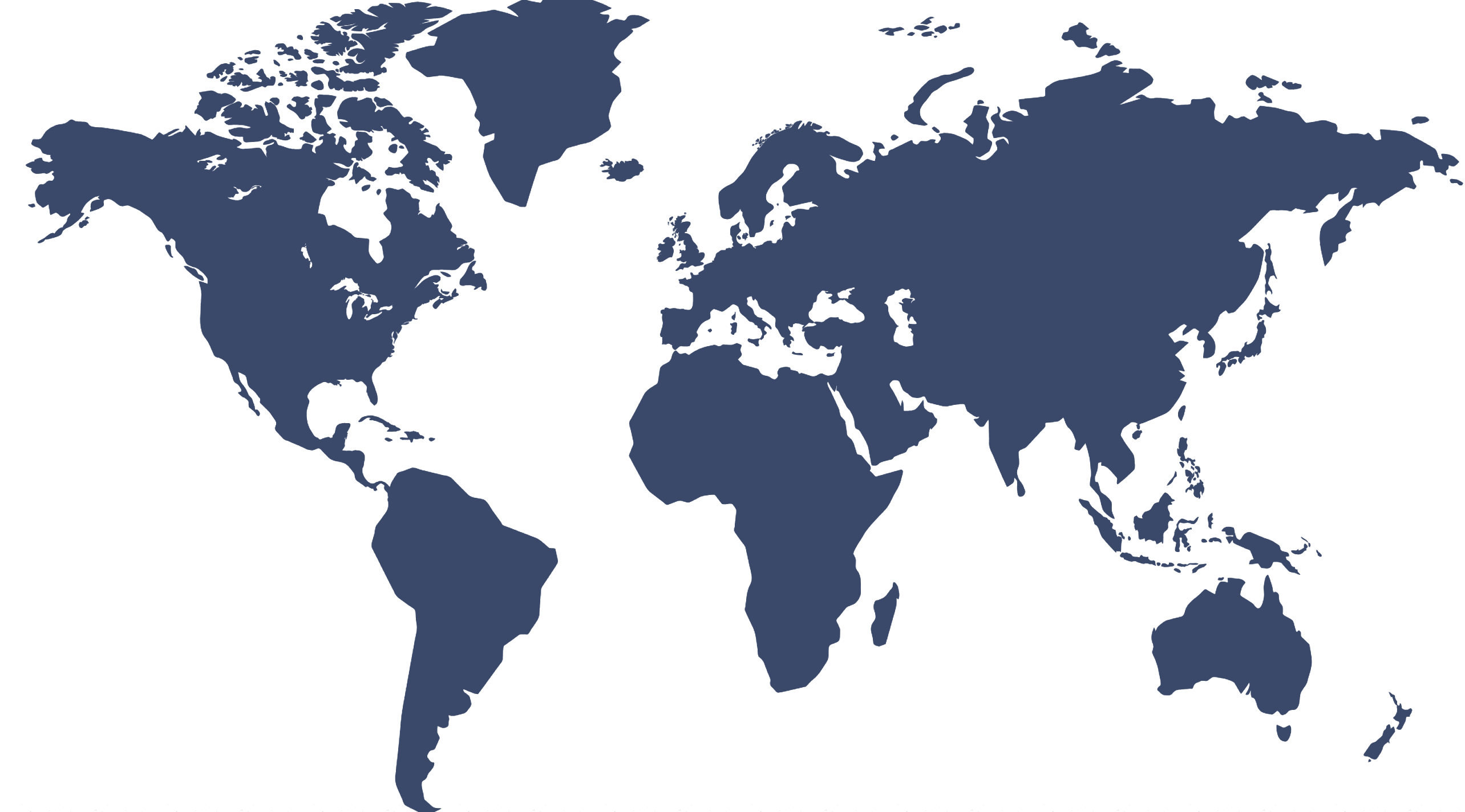 World map showing HostNamaste global data center regions